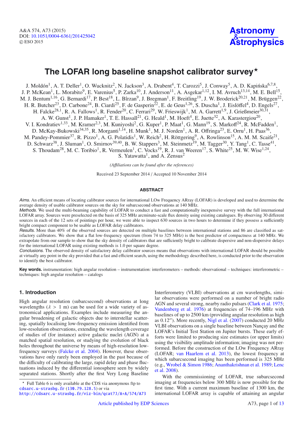 The LOFAR Long Baseline Snapshot Calibrator Survey⋆