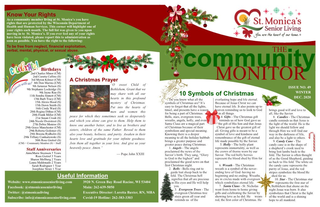10 Symbols of Christmas 11Th Sondra Sinnett (CM) DEC