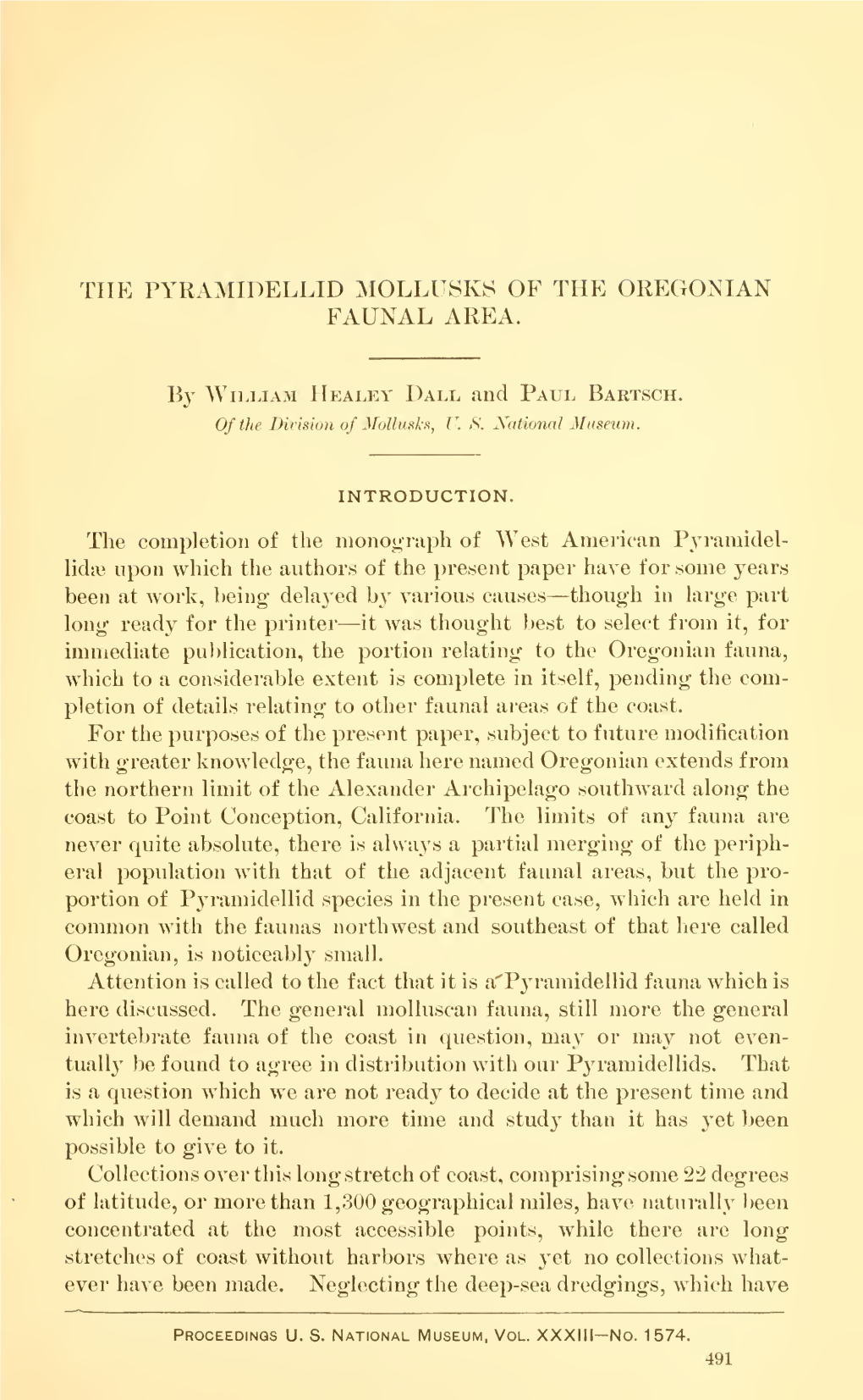 Proceedings of the United States National Museum