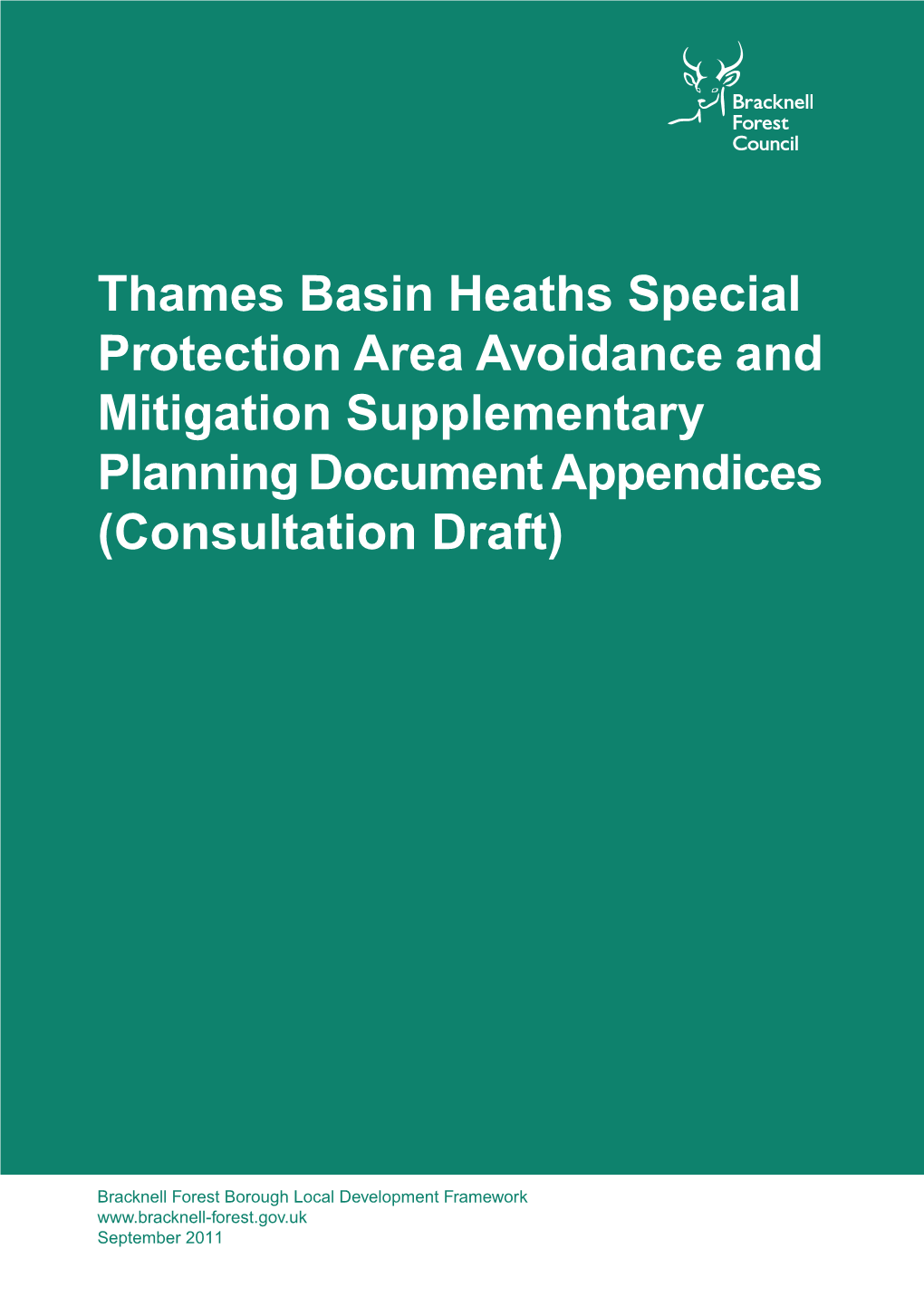 Thames Basin Heaths SPA Avoidance and Mitigation Supplementary