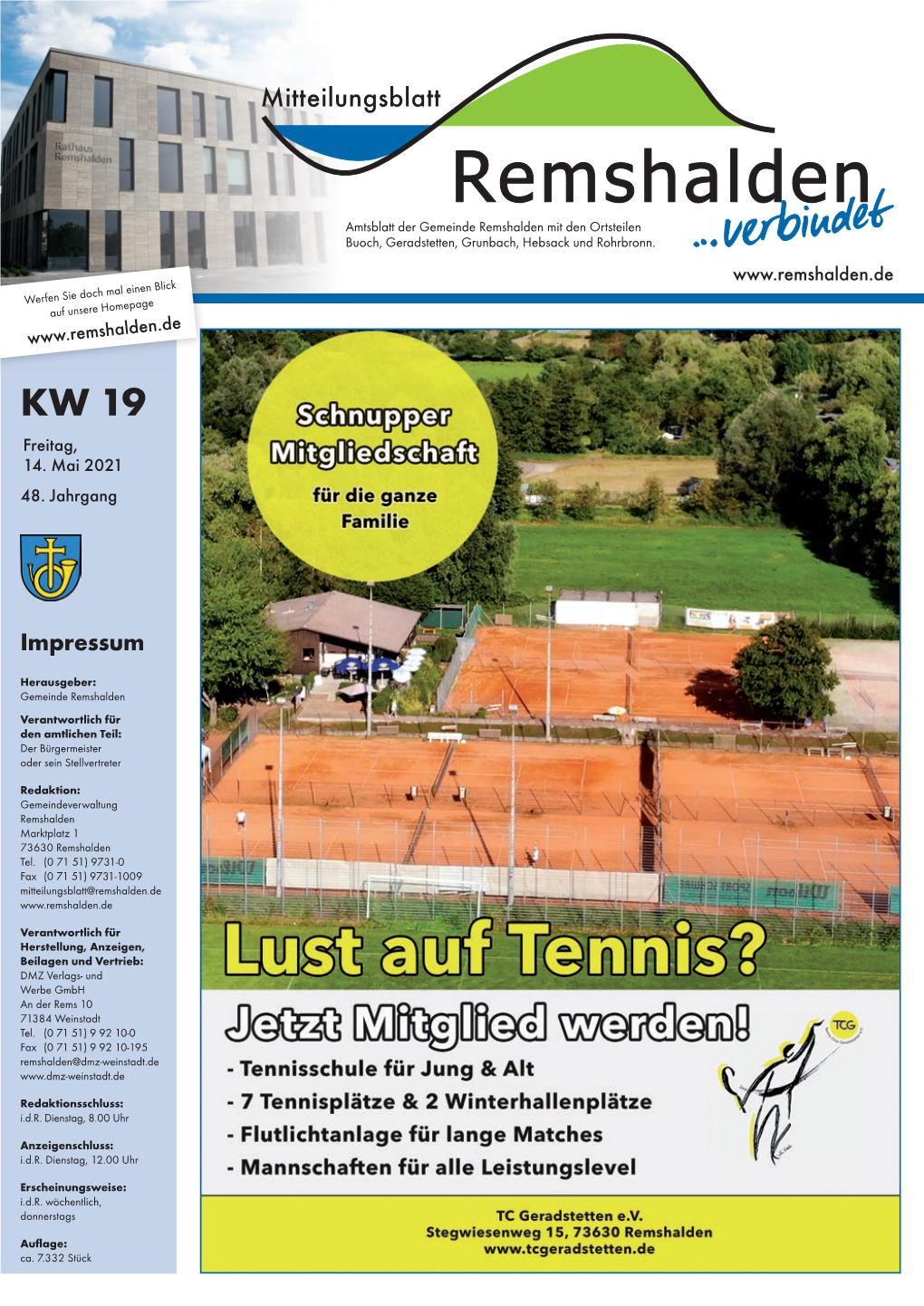 Mitteilungsblatt KW 19