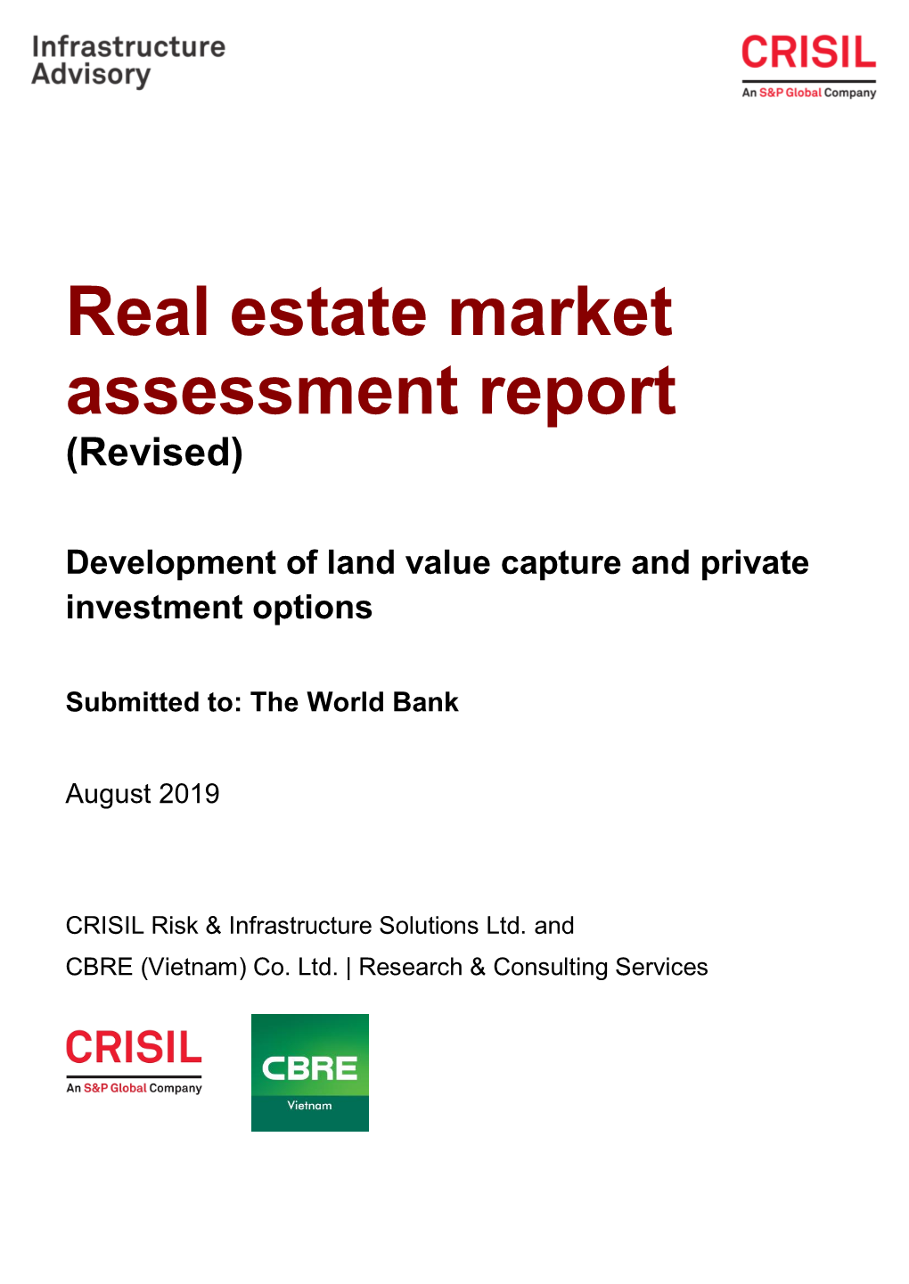 Real Estate Market Assessment Report (Revised)