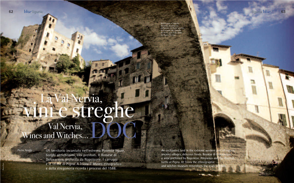 La Val Nervia, Vini E Streghe Val Nervia, Wines and Witches… DOC