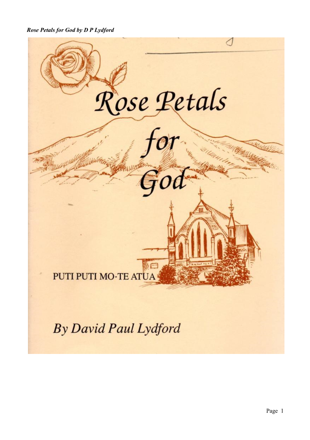 Rose Petals for God by D P Lydford Page 1