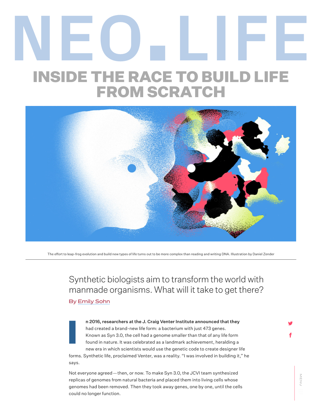 Inside the Race to Build Life from Scratch