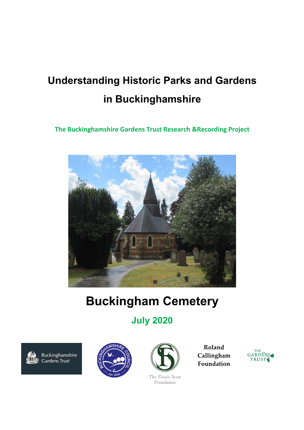 Buckingham Cemetery July 2020