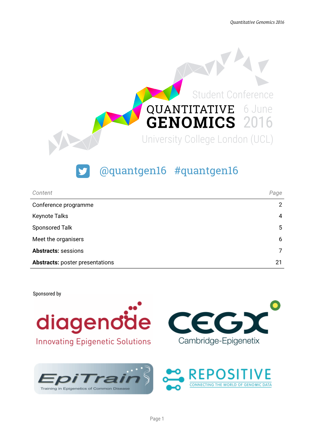 Genomics 2016