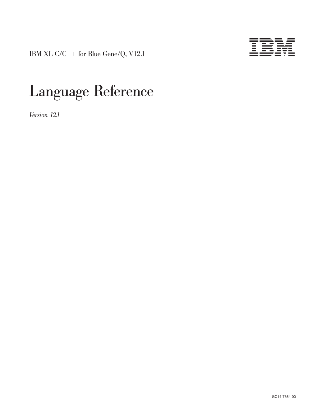 XL C/C++: Language Reference the Static Storage Class Specifier