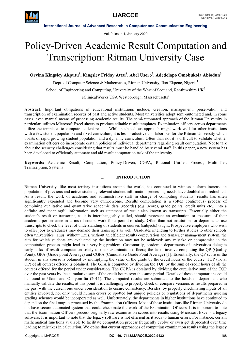 Ritman University Case