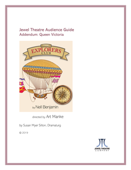 Jewel Theatre Audience Guide Addendum: Queen Victoria