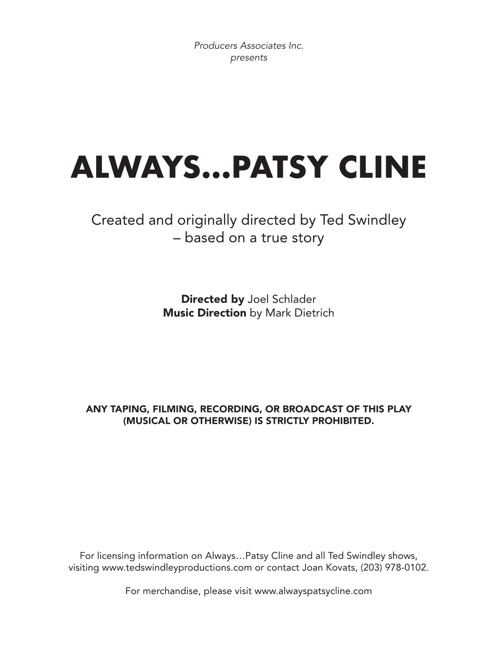 Always…Patsy Cline