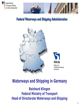 Waterways and Shipping in Germany
