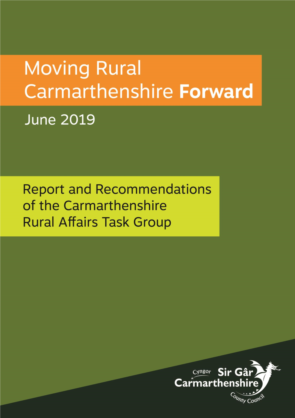 Moving Rural Carmarthenshire Forward