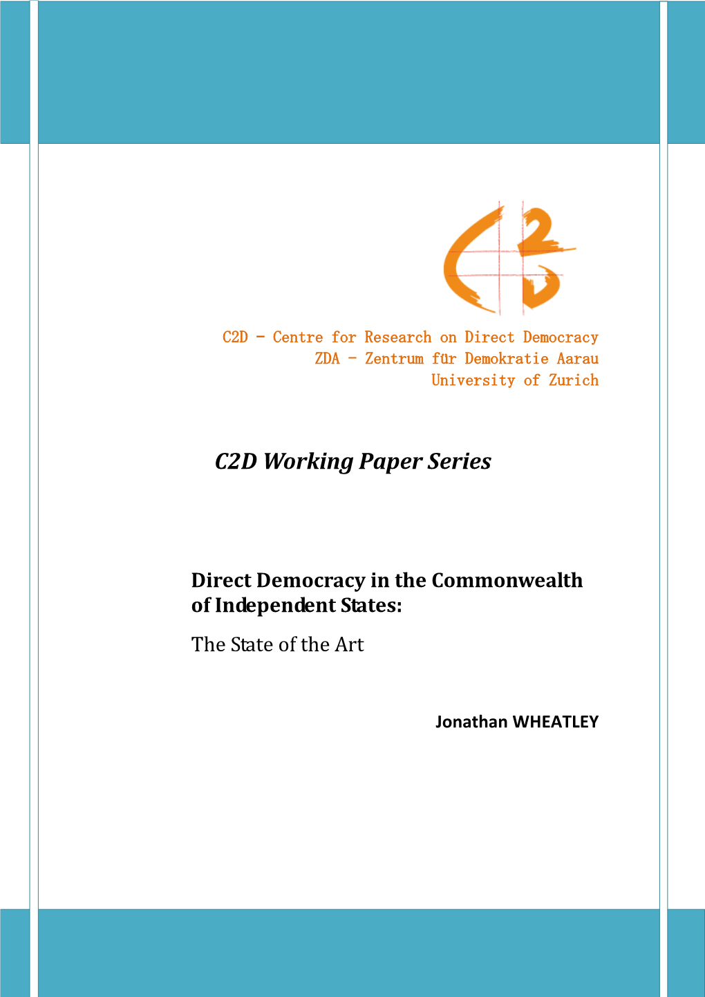 C2D Working Paper Series 2006/1