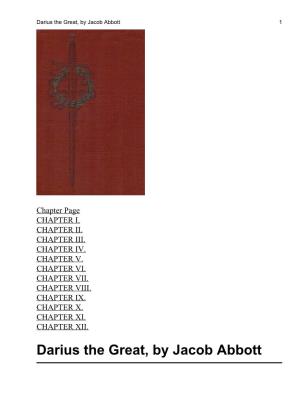 Darius the Great, by Jacob Abbott 1
