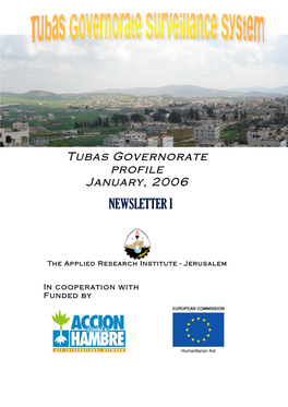 Tubas Governorate Profile January, 2006