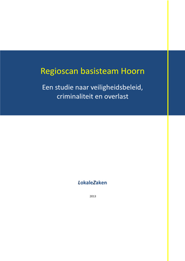 Regioscan Basisteam Hoorn