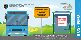 Bus-Info Desservant La Commune De Niederanven 2 Sommaire