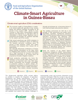 Climate-Smart Agriculture in Guinea-Bissau