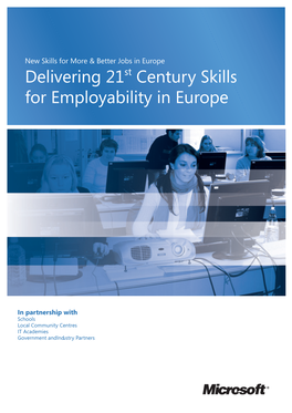 Delivering 21St Century Skills for Employability in Europe