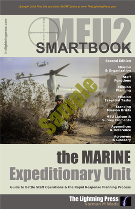 MEU2: the Marine Expeditionary Unit Smartbook, Second Edition