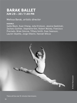 Barak Ballet Jun 29 – 30 / 7:30 Pm