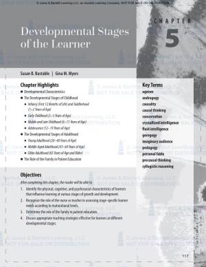 Developmental Stages of the Learner