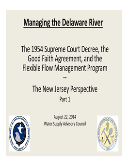 Managing the Delaware River