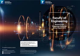 Faculty of Engineering Research and Knowledge Exchange Annual Report 2019 Report Annual Exchange Knowledge and Research Engineering of Faculty