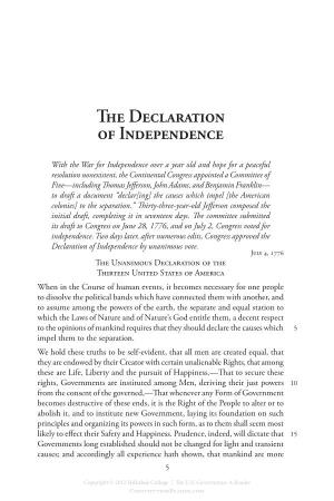 The Declaration of Independence 5