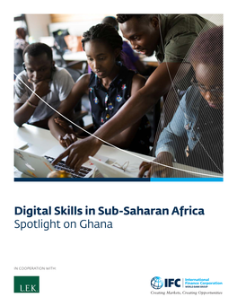 Digital Skills in Sub-Saharan Africa Spotlight on Ghana