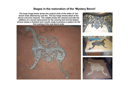 Mystery Bench Restoration