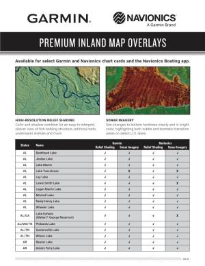 Premium Inland Map Overlays