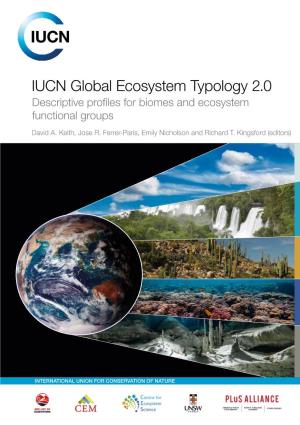 IUCN Global Ecosystem Typology 2.0 Descriptive Profiles for Biomes and Ecosystem Functional Groups