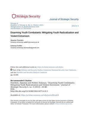 Mitigating Youth Radicalization and Violent Extremism