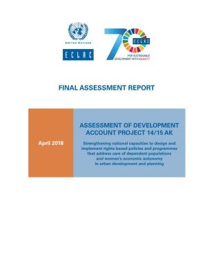 Final Assessment Report