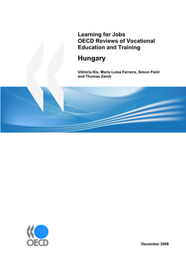 OECD Review of Vocational Education and Training in Hungary