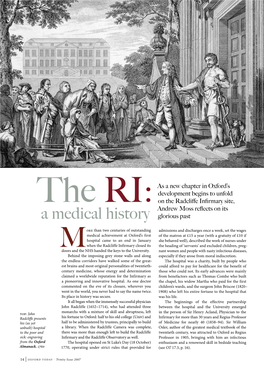 Radcliffe Infirmary Medical History