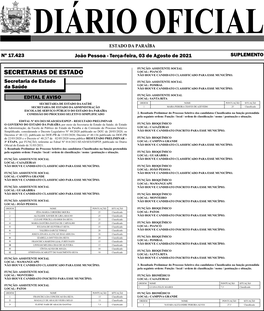 Diário Oficial 03-08-2021 SUPLEMENTO.Indd