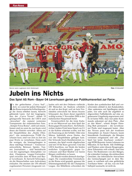 Jubeln Ins Nichts Das Spiel AS Rom – Bayer 04 Leverkusen Geriet Per Publikumsverbot Zur Farce