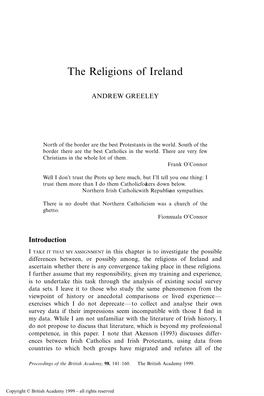 The Religions of Ireland