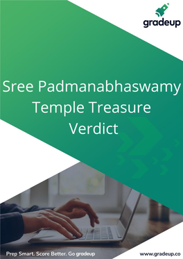 Sree Padmanabhaswamy Temple Treasure Verdict