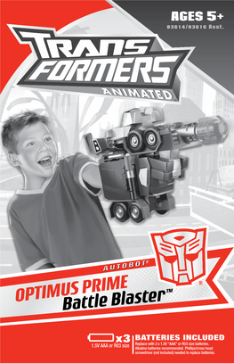 OPTIMUS PRIME Battle Blaster