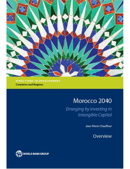 Morocco 2040 Emerging by Investing in Intangible Capital