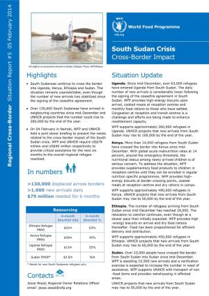 South Sudan Crisis Cross-Border Impact