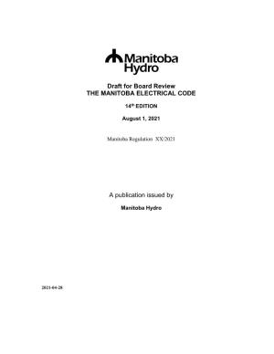 Manitoba Electrical Code, 14Th Edition