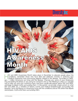 HIV/AIDS Awareness Month for All Employees