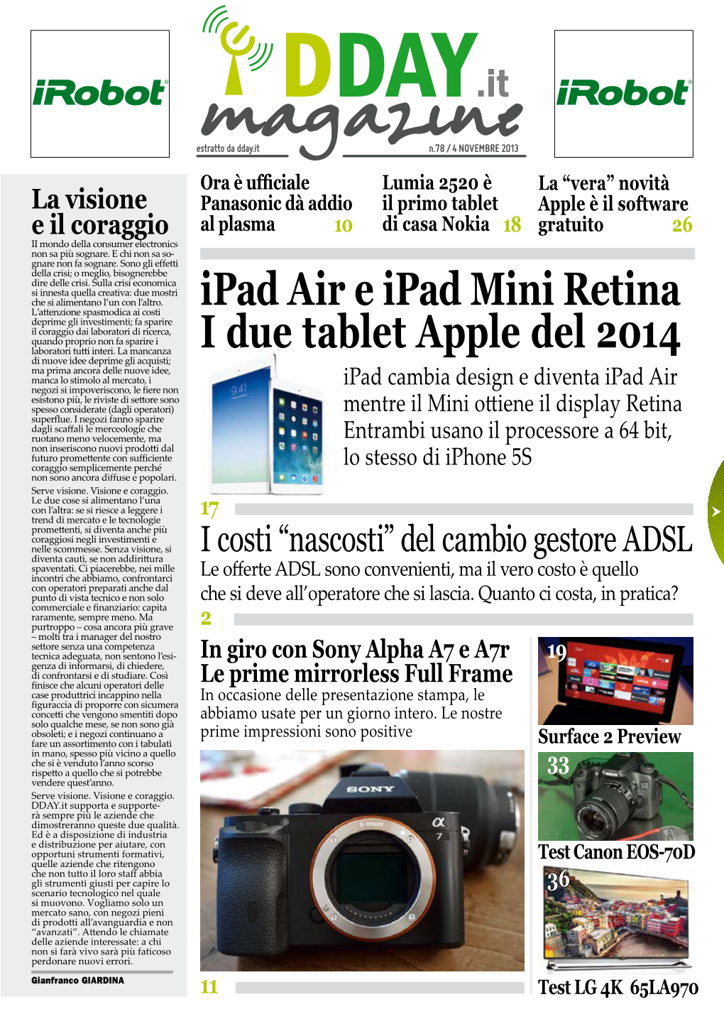 Ipad Air E Ipad Mini Retina I Due Tablet Apple Del 2014