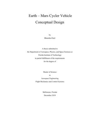 Earth – Mars Cycler Vehicle Conceptual Design