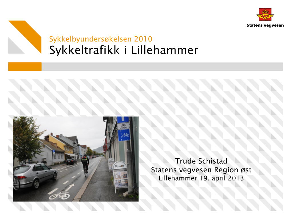 Sykkeltrafikk I Lillehammer.Pdf